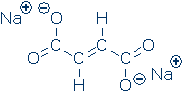 disodium fumarate structural formula