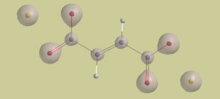 disodium fumarate 0.4 isodensity surface
